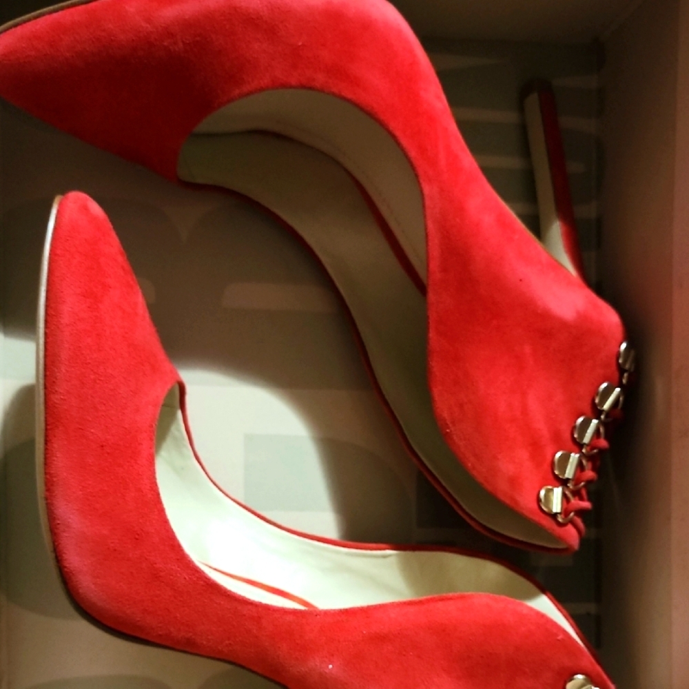 Elegant Red Stiletto Heels